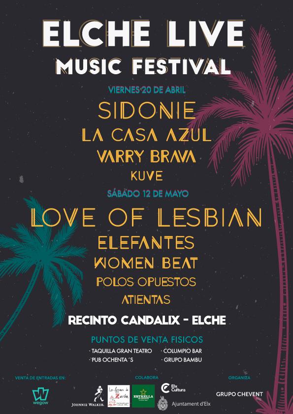 Fotografía promocional de Elche Live Music Festival 2018