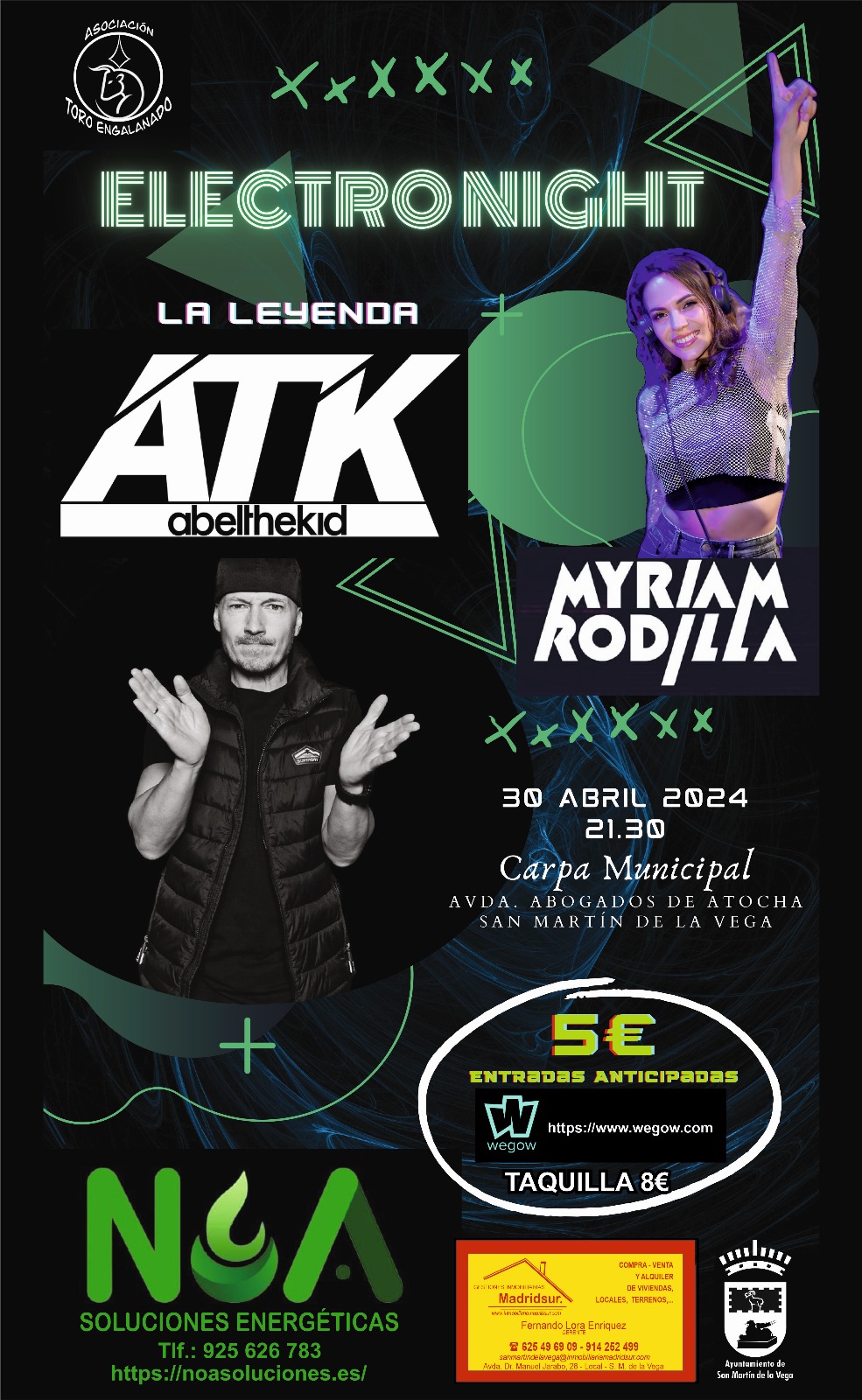 Fotografía promocional de ELECTRO NIGHT SAN MARTÍN DE LA VEGA