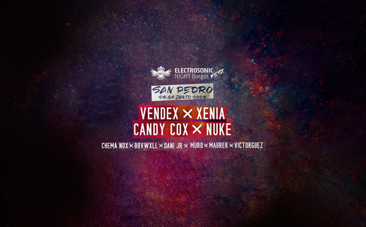 Fotografía promocional de Electrosonic Night Burgos Fest