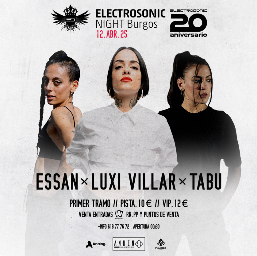 Fotografía promocional de Electrosonic Night en Burgos
