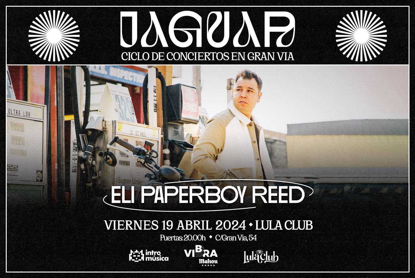 Fotografía promocional de Eli Paperboy Reed en Ciclo Jaguar