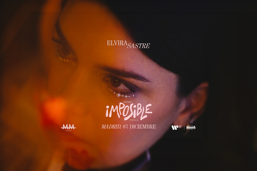 Fotografía promocional de Elvira Sastre " IMPOSIBLE TOUR" en Madrid