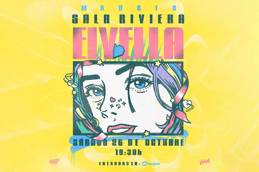 Fotografía promocional de ELYELLA en La Riviera de Madrid