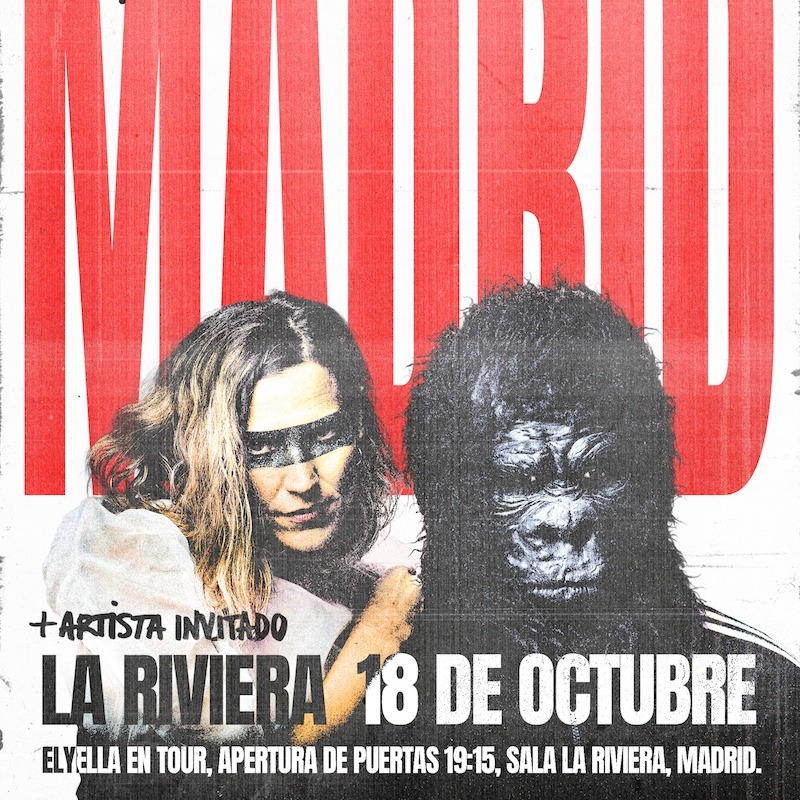 Fotografía promocional de ELYELLA en La Riviera, Madrid 2025