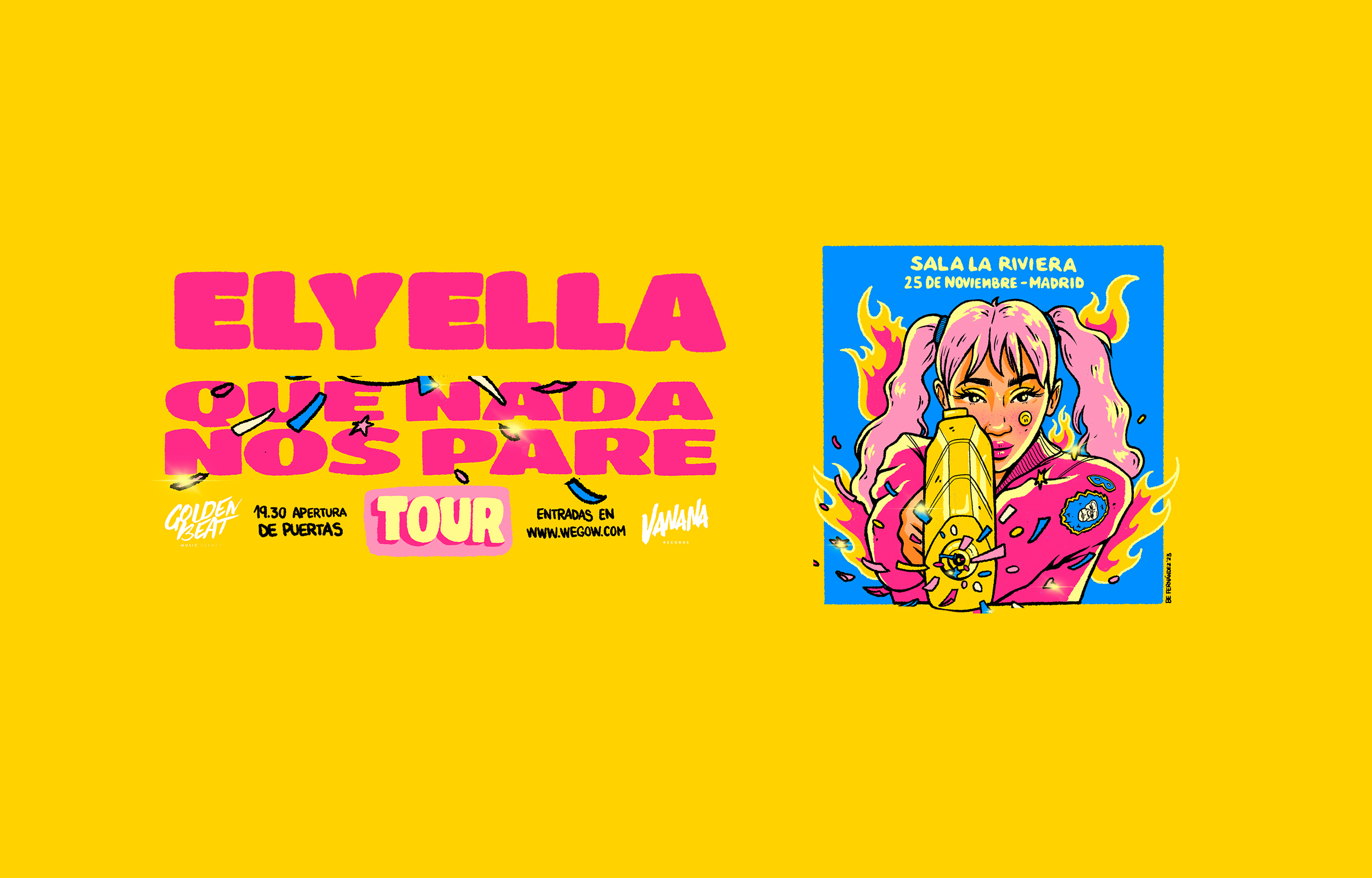 Fotografía promocional de ELYELLA en MADRID - La Riviera