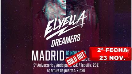 ELYELLA (segunda fecha) en Madrid (Ochoymedio)