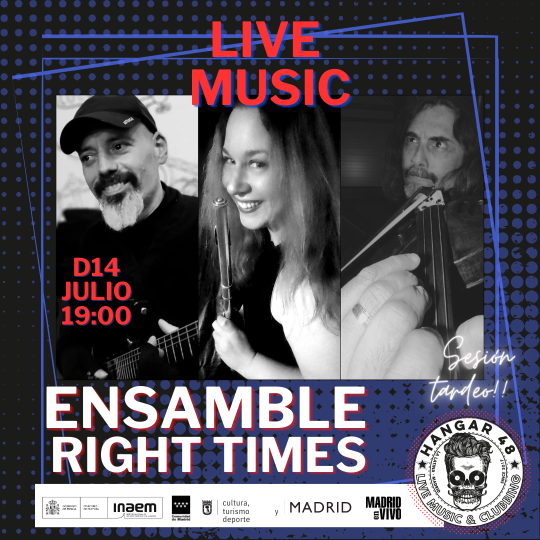 Fotografía promocional de ENSAMBLE RIGHT TIMES EN HANGAR48