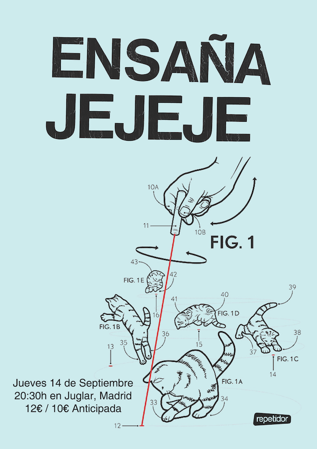 Fotografía promocional de Ensaña y Jejeje en Juglar, Madrid