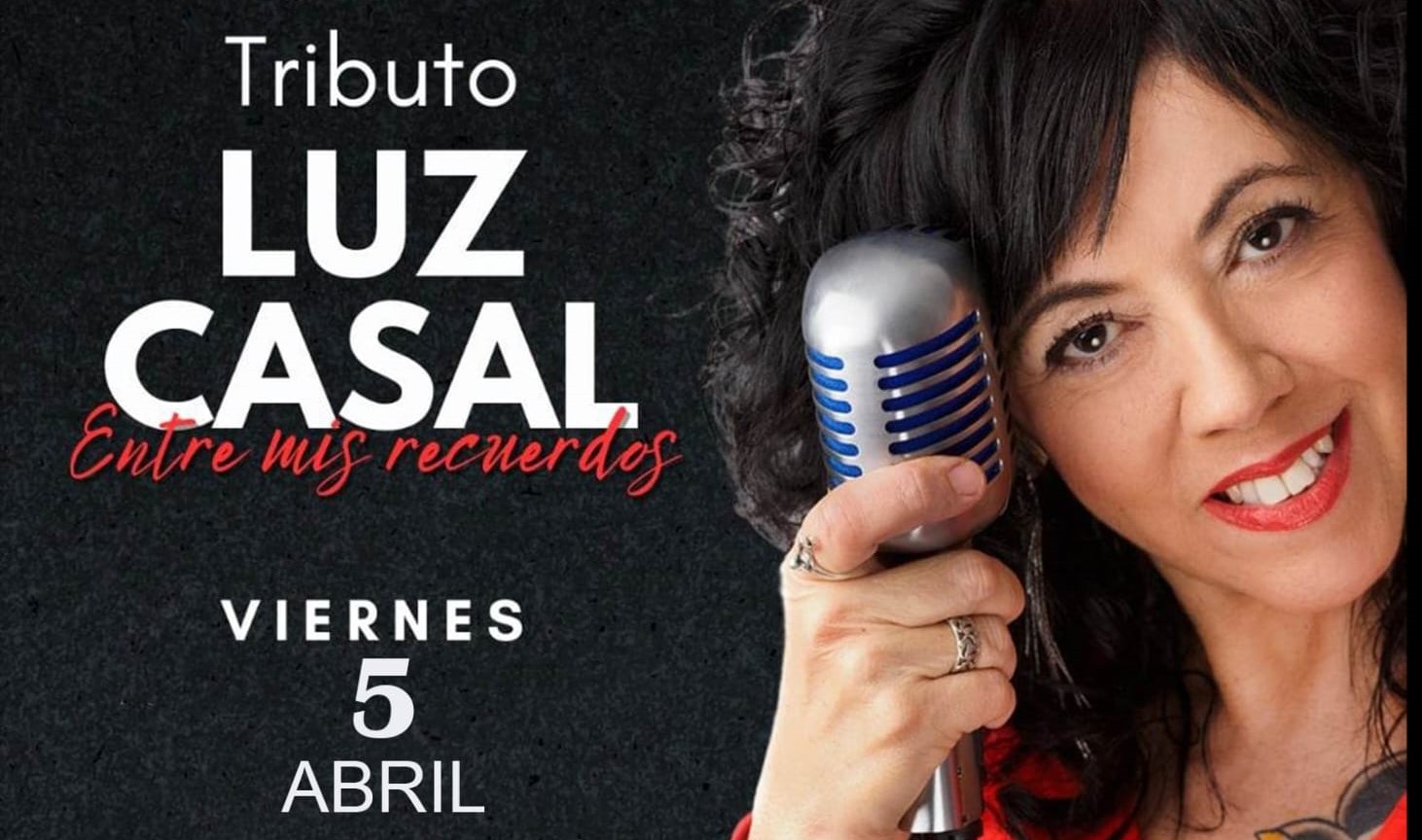 Fotografía promocional de Entre mis recuerdos- Tributo a Luz Casal