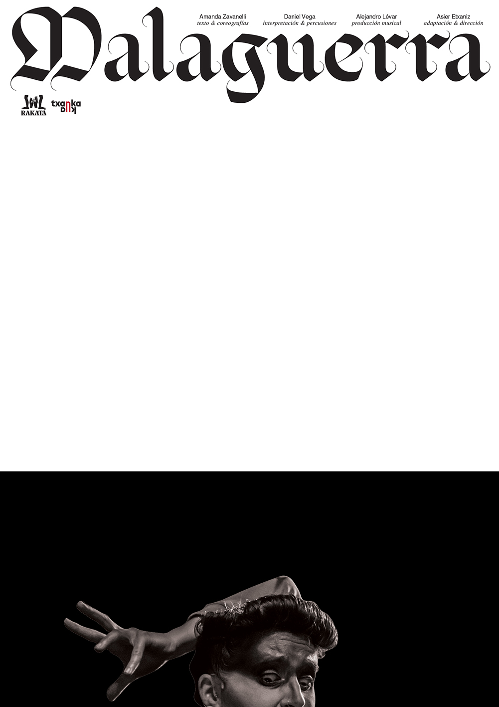 Fotografía promocional de ESCENICA "MALAGUERRA" en el Contenedor Cultural