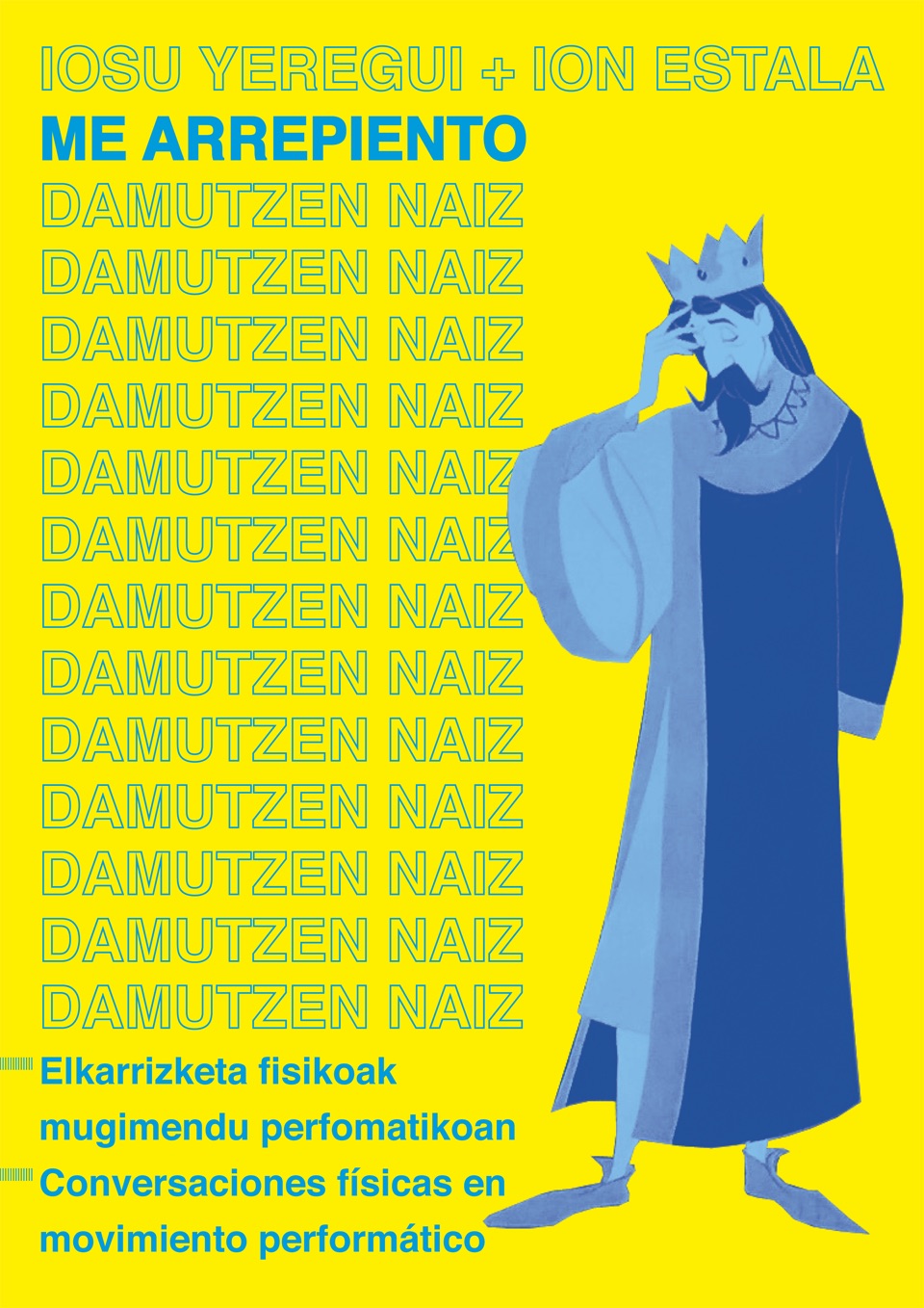 Fotografía promocional de ESCENICA "ME ARREPIENTO" en el Contenedor Cultural