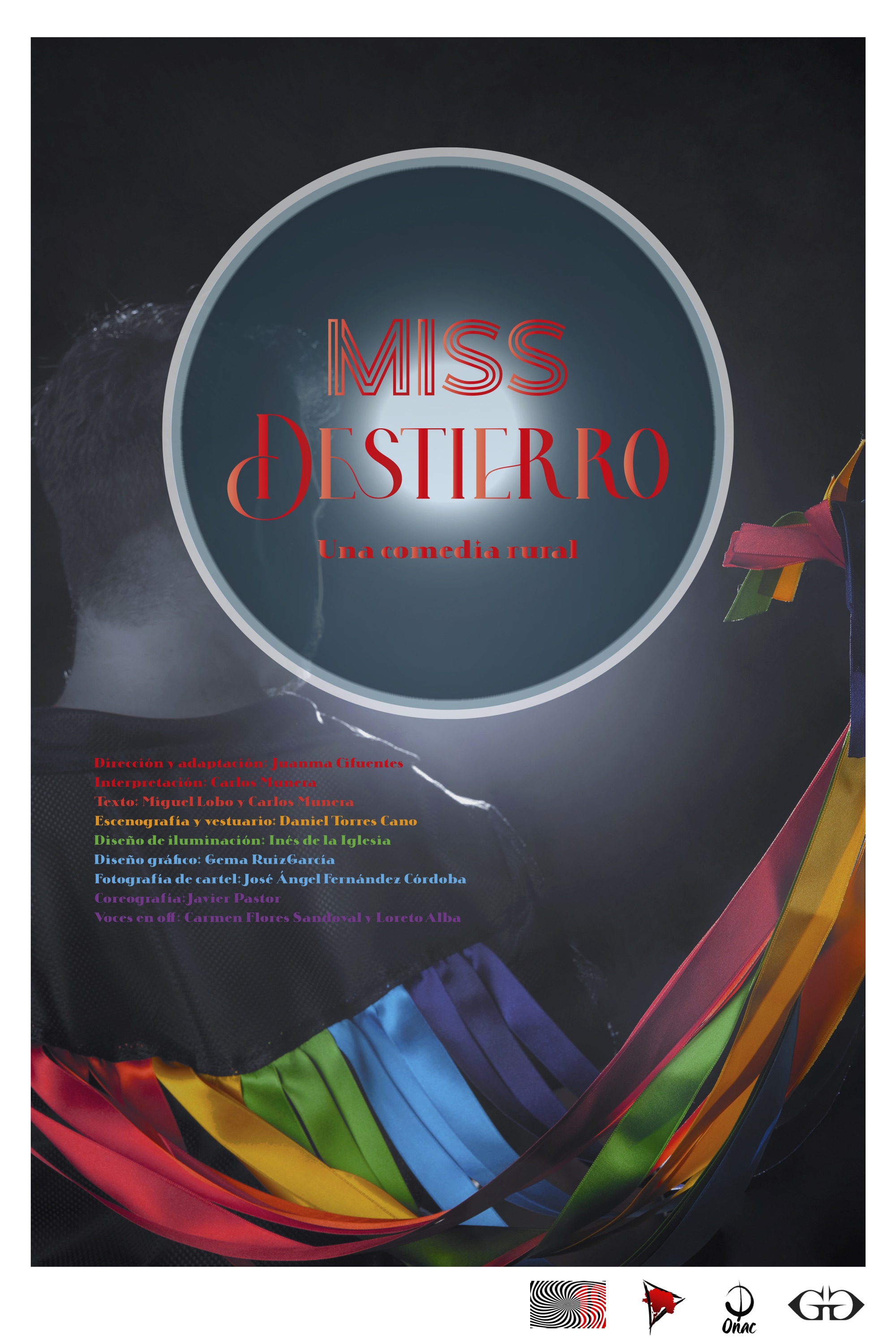 Fotografía promocional de ESCENICA "MISS DESTIERRO" en el Contenedor Cultural