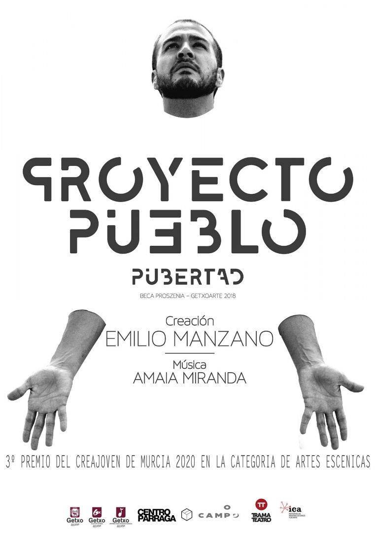 Fotografía promocional de ESCENICA "PROYECTO PUEBLO: PUBERTAD" en el Contenedor Cultural