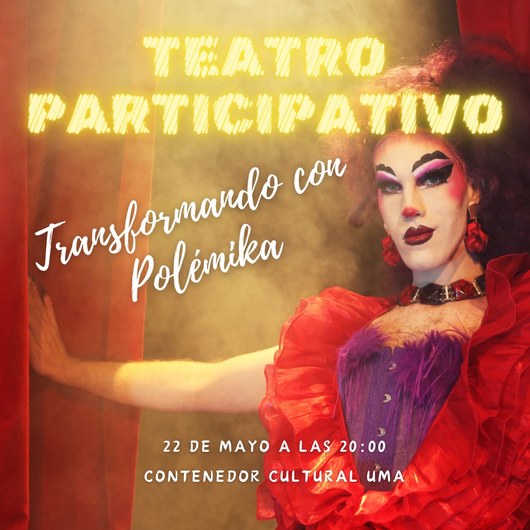 Fotografía promocional de ESCENICA "TRANSFORMANDO CON POLÉMIKA." en el Contenedor Cultural