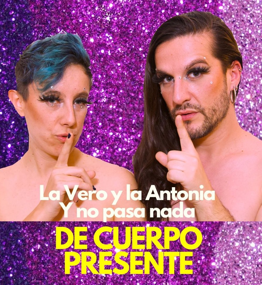 Fotografía promocional de ESCENICA "Y no pasa nada... DE CUERPO PRESENTE" en el Contenedor Cultural