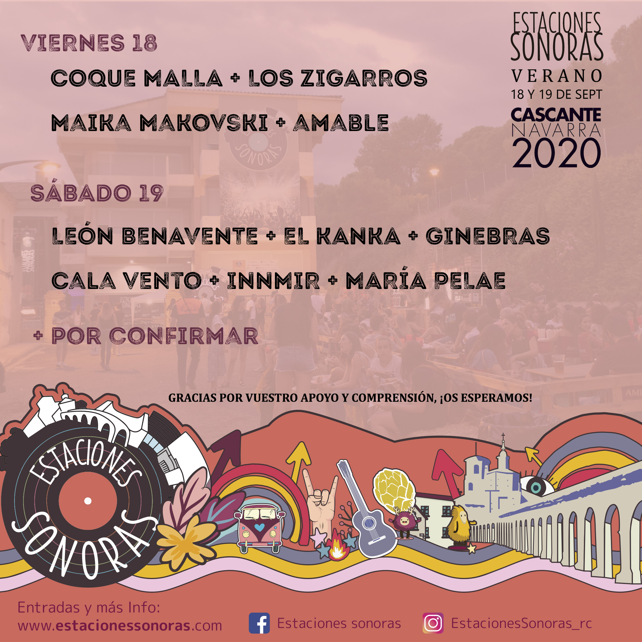 Fotografía promocional de Estaciones Sonoras Verano 2020