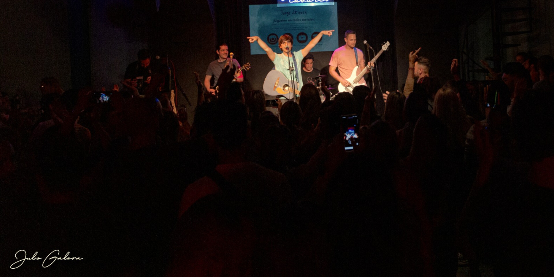 Fotografía promocional de Concierto presentación del 1er disco de Jorge Atienza