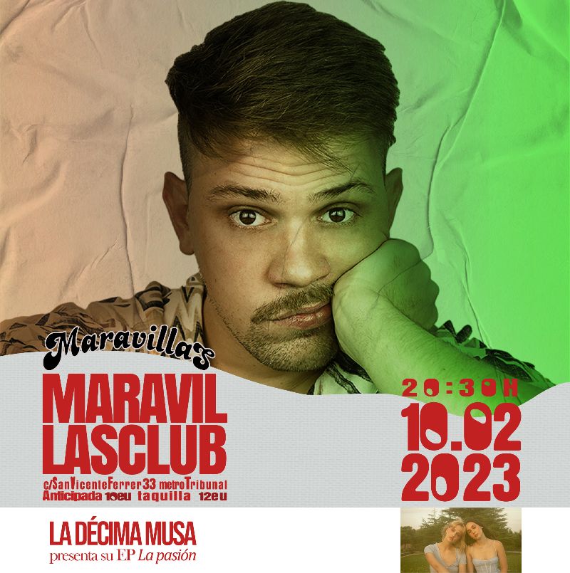 Fotografía promocional de Eu Santiago + La Décima Musa en Maravillas Club