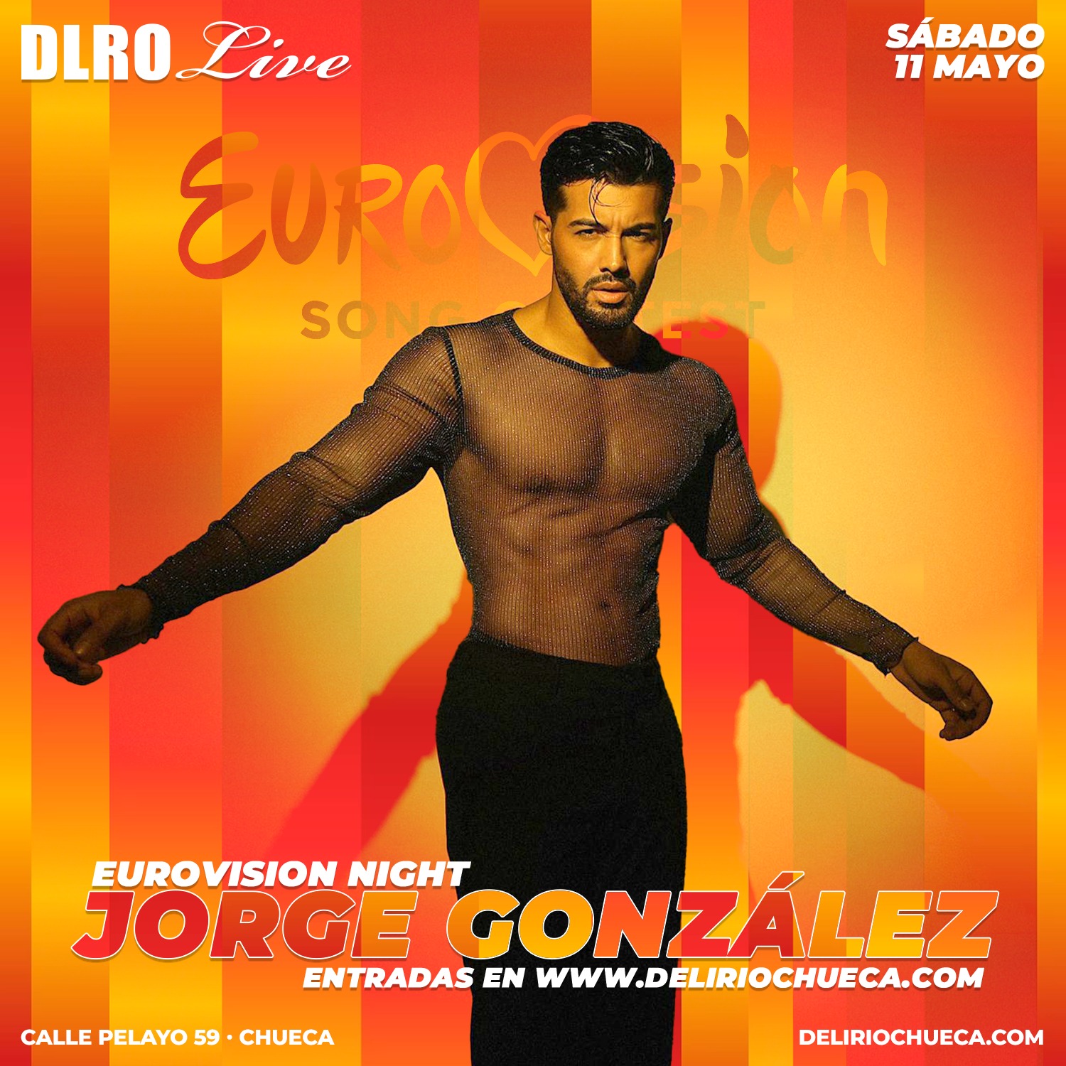 Fotografía promocional de EUROVISION NIGHT CON JORGE GONZALEZ