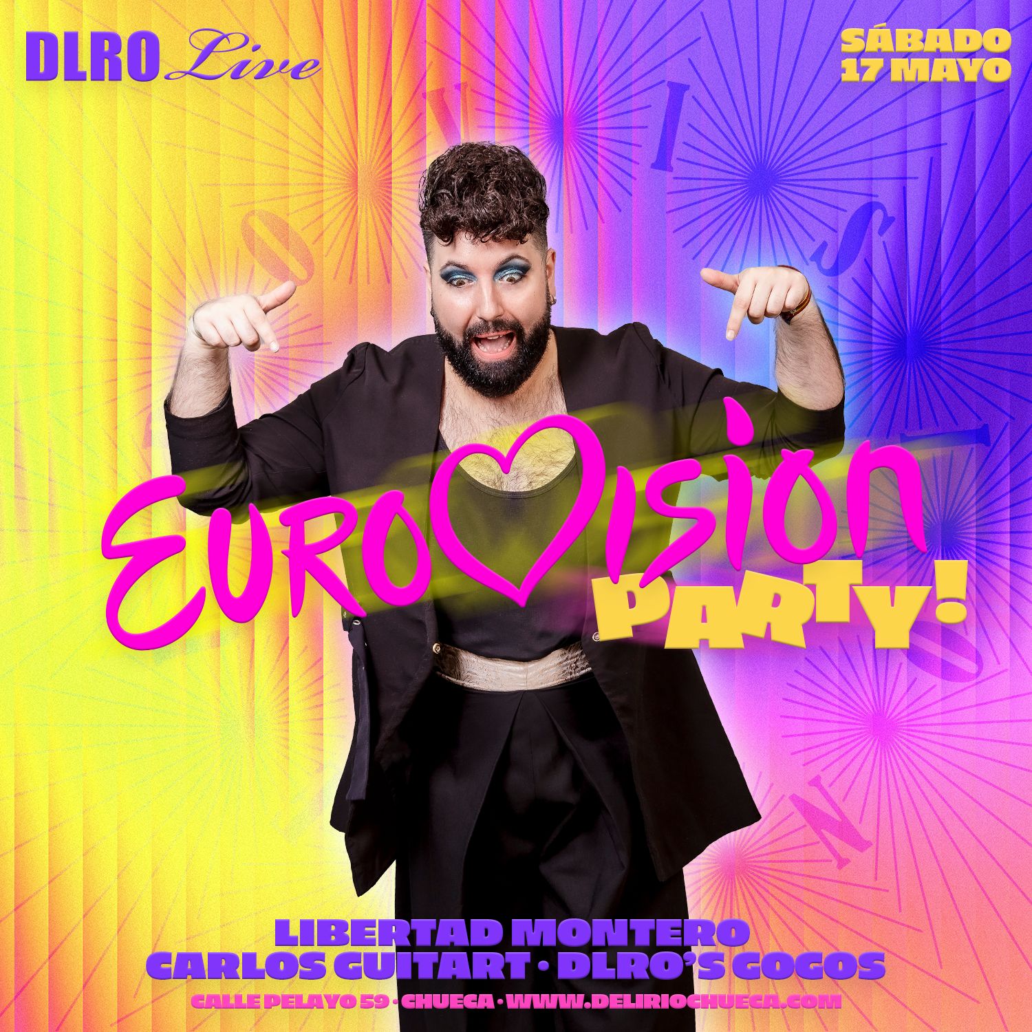 Promotional photograph of EUROVISION NIGHT.