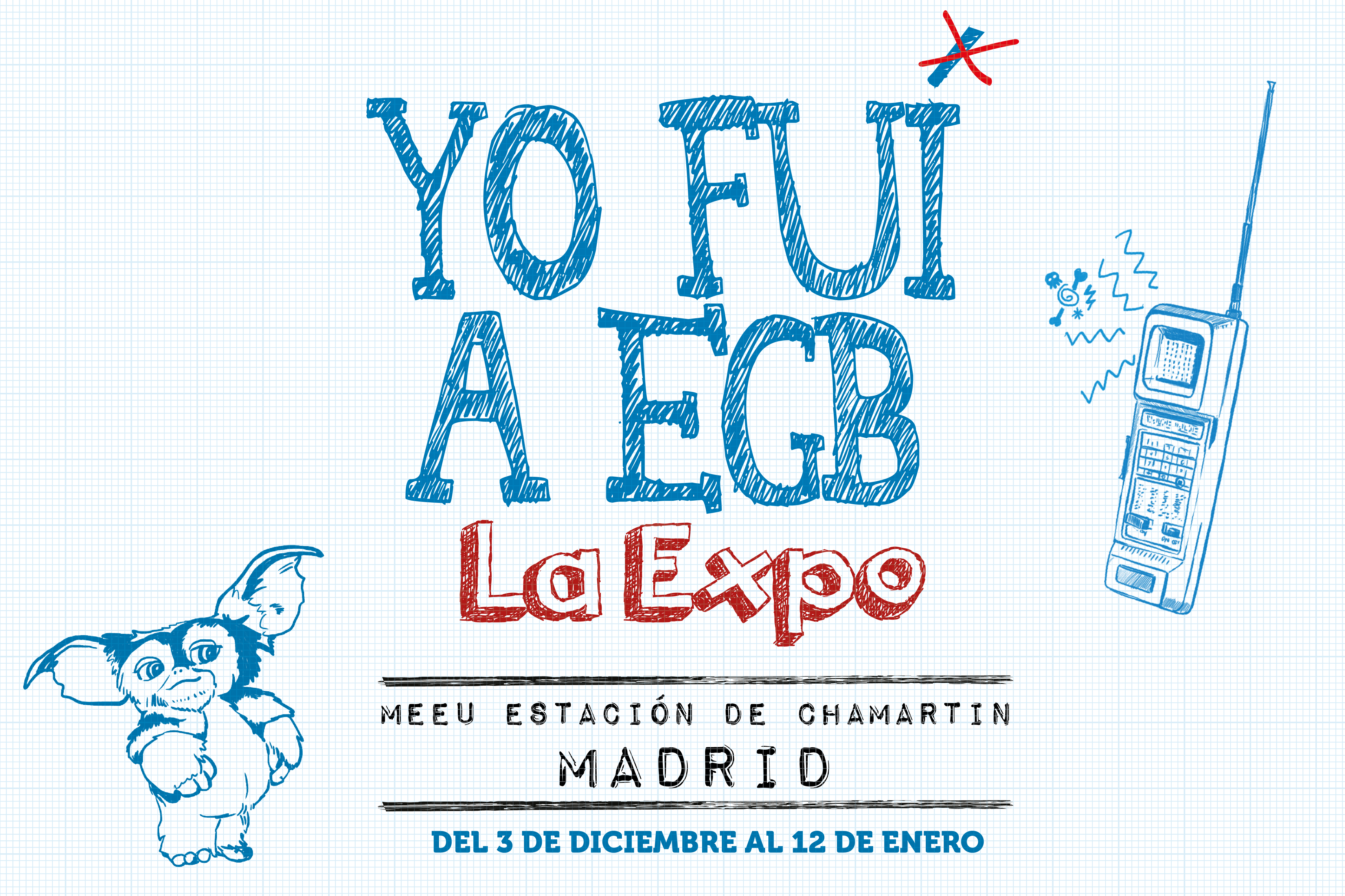 Fotografía promocional de Expo Yo Fui a EGB en Madrid - 19 de Diciembre