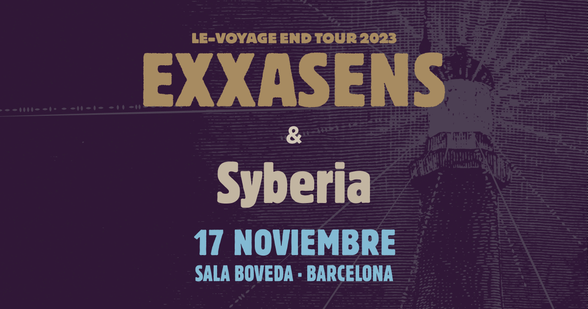 Fotografía promocional de EXXASENS & SYBERIA en Barcelona