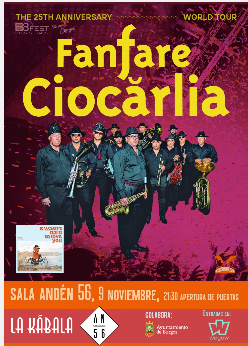 Promotional photograph of Fanfare Ciocarlia - Fiesta Canalla - BBFEST 24.