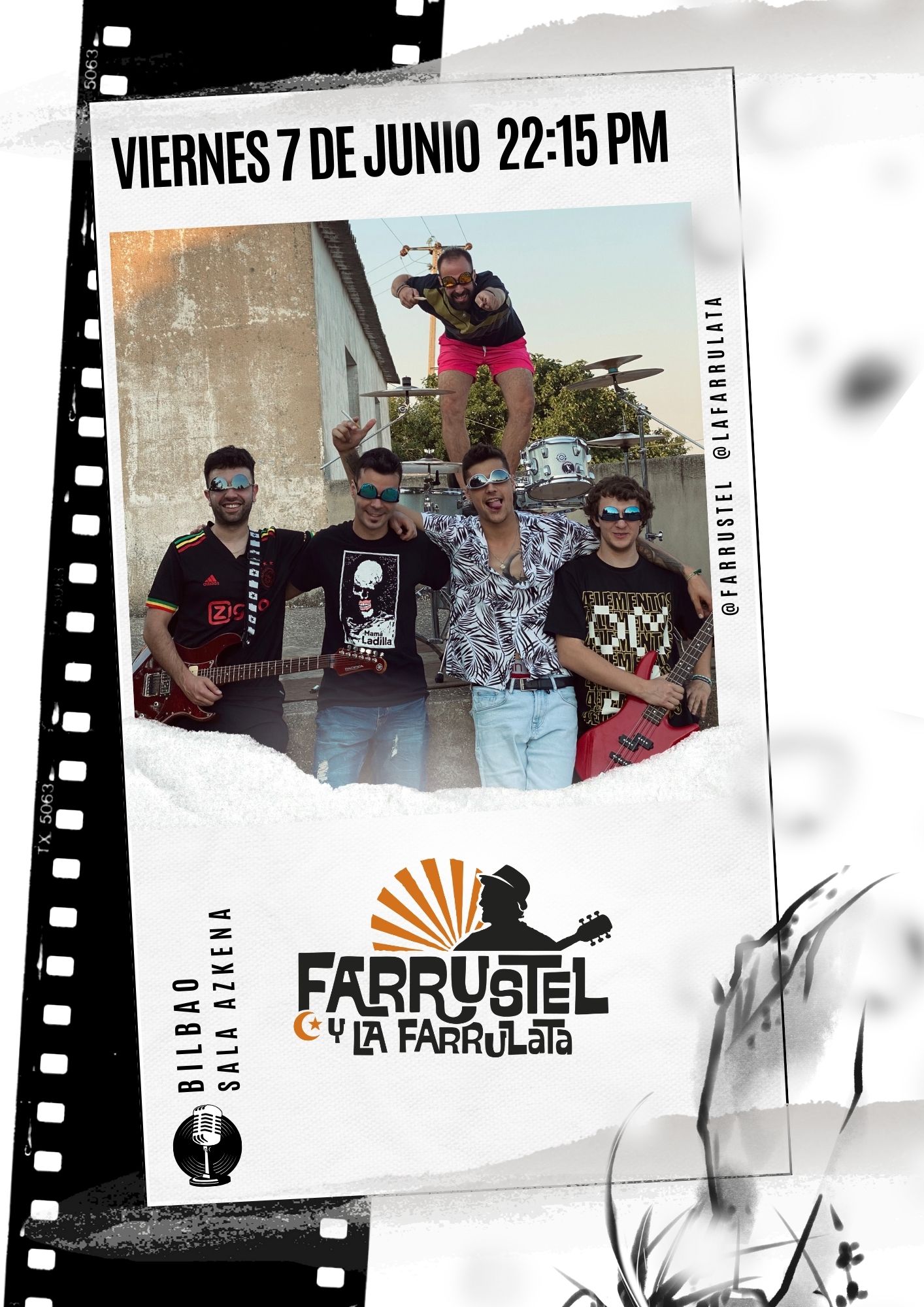 Fotografía promocional de FARRUSTEL & LA FARRULATA SALA AZKENA BILBAO 7 DE JUNIO