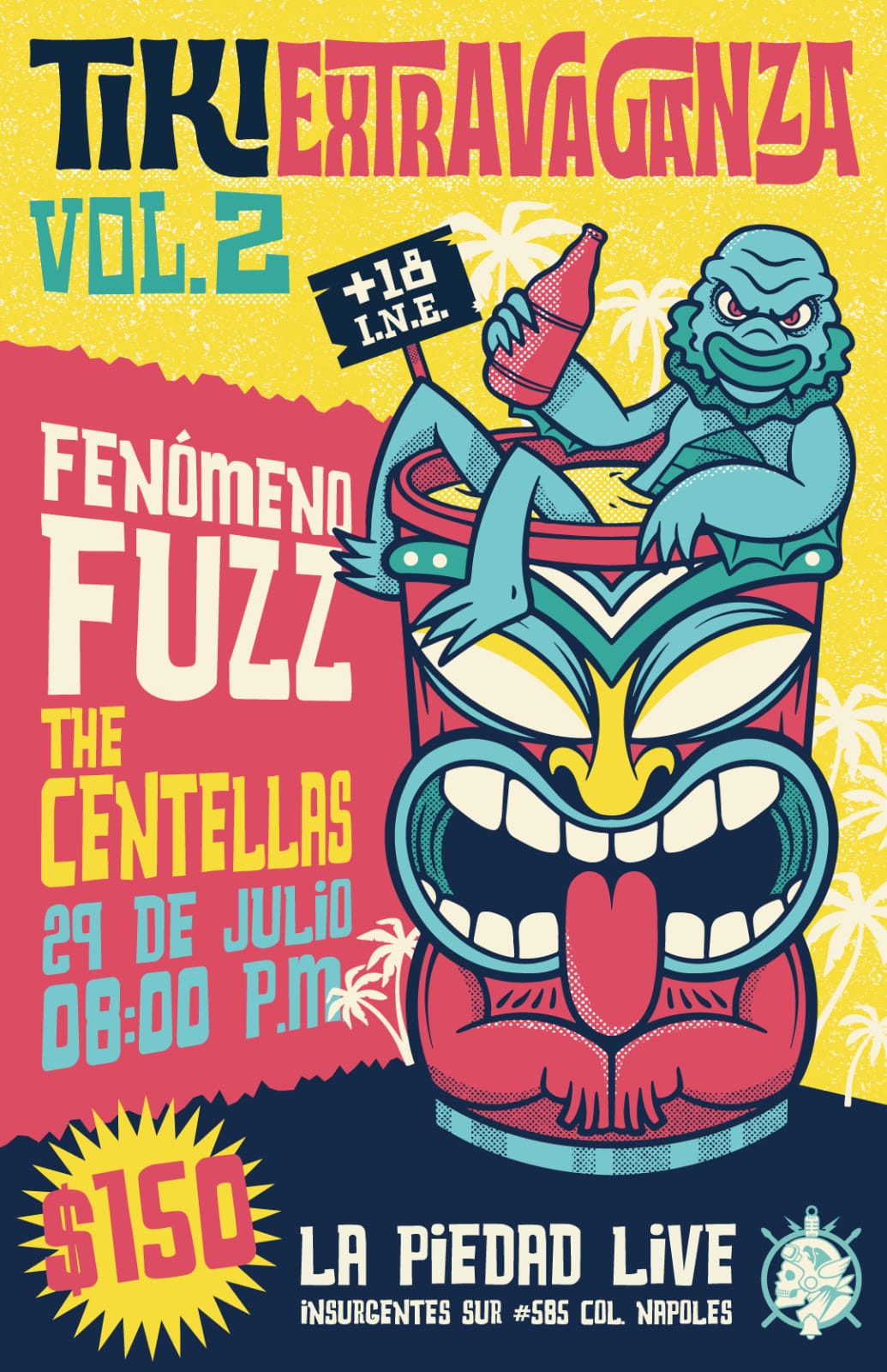 Fotografía promocional de Fenomeno Fuzz & The Centellas en La Piedad Live Music