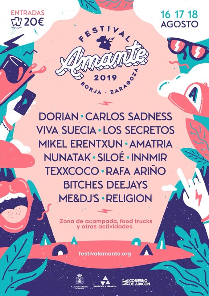 Fotografía promocional de Festival Amante 2019