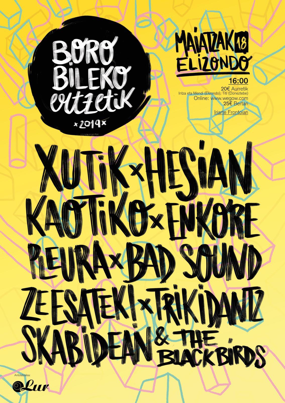 Fotografía promocional de Festival Borobileko Ertzetik Jaialdia