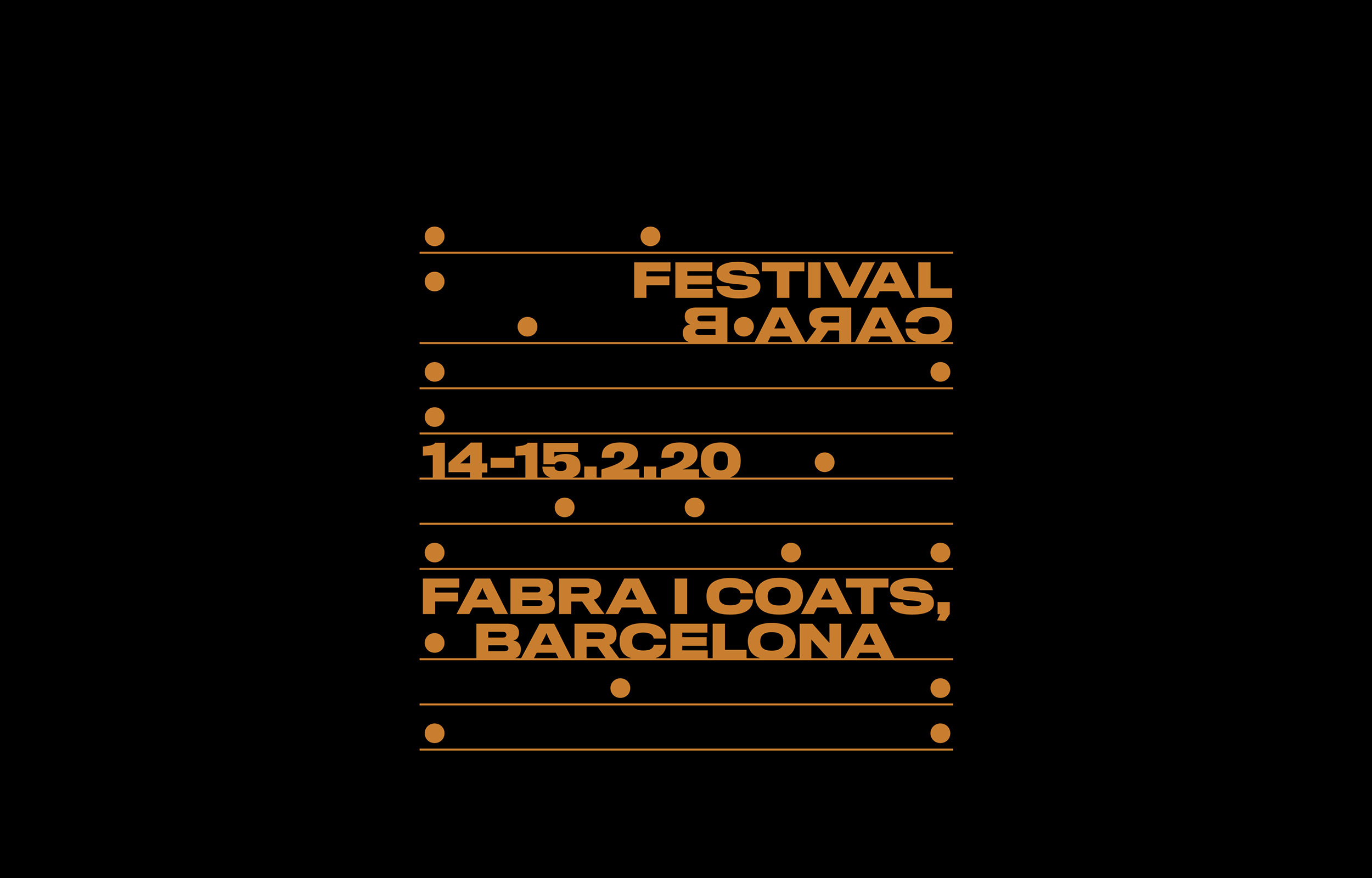 Fotografía promocional de Festival Cara•B 2020