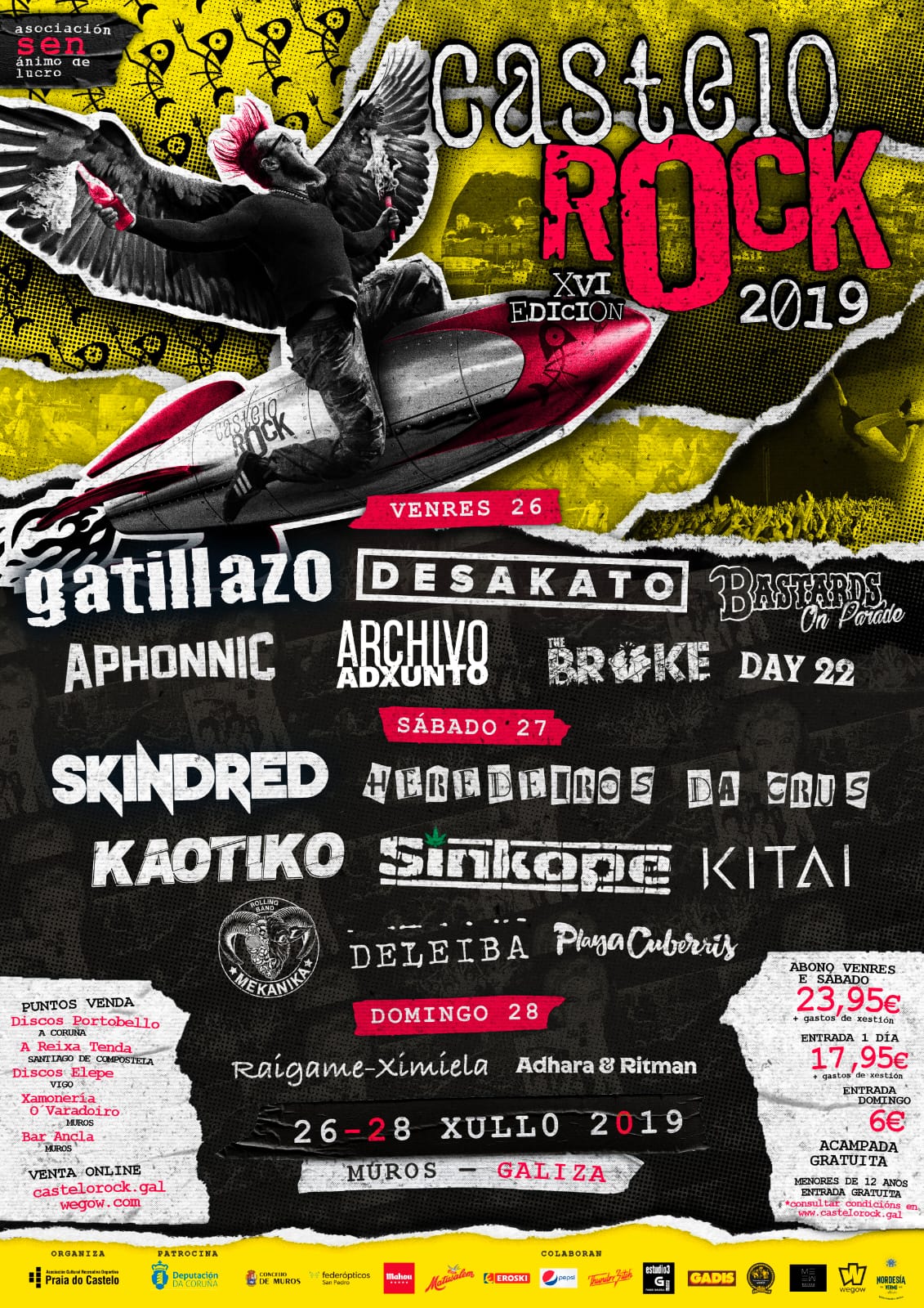 Fotografía promocional de Festival Castelo Rock 2019