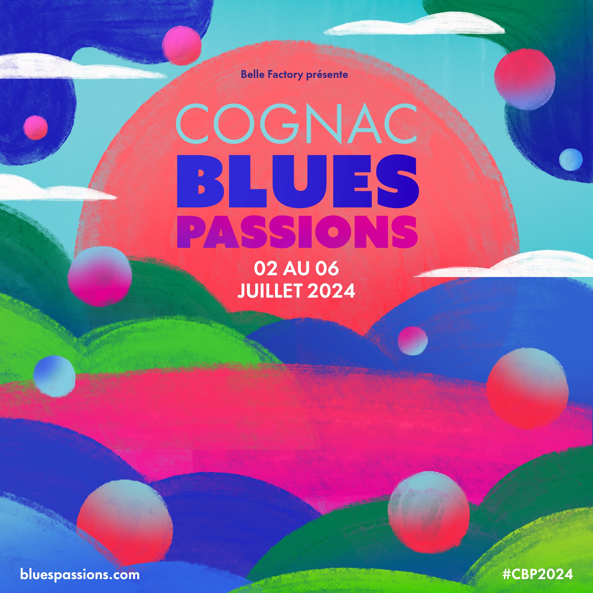 Photographie promotionnelle de Festival Cognac Blues Passions 2024.