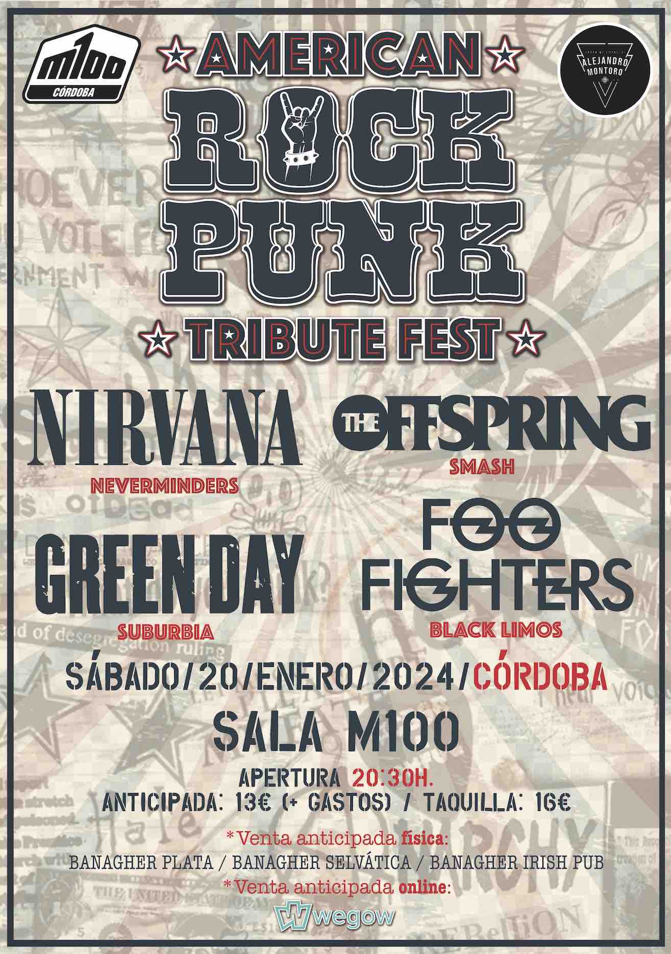 Fotografía promocional de Festival de Tributos AMERICAN ROCK PUNK (Córdoba)