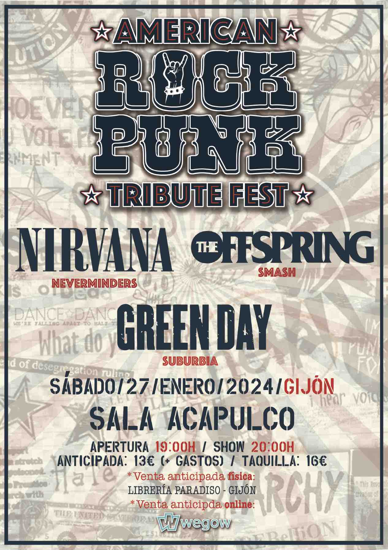 Promofoto von Festival de Tributos AMERICAN ROCK PUNK (Gijón).