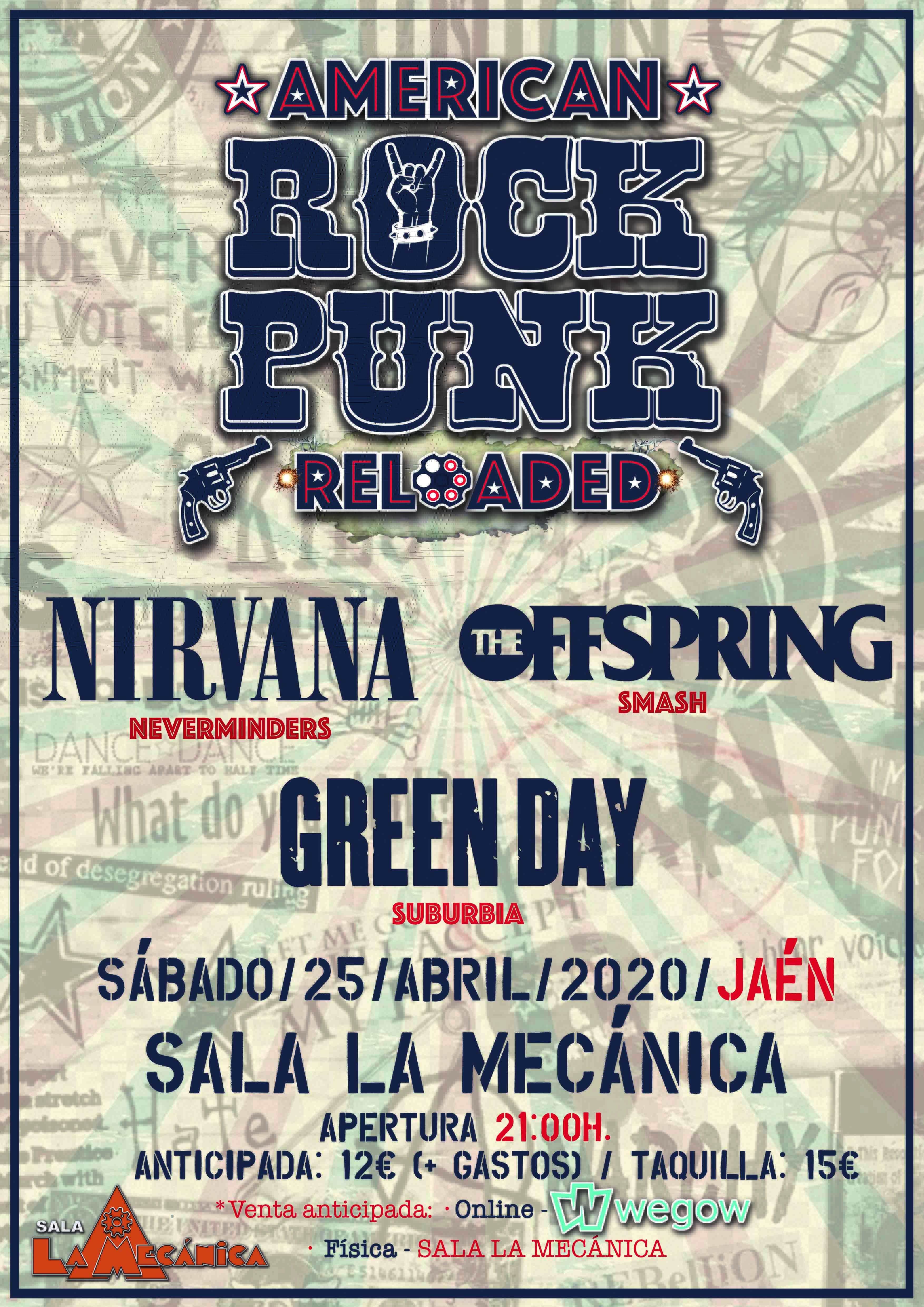 Fotografía promocional de Festival de Tributos AMERICAN ROCK PUNK (Jaén)