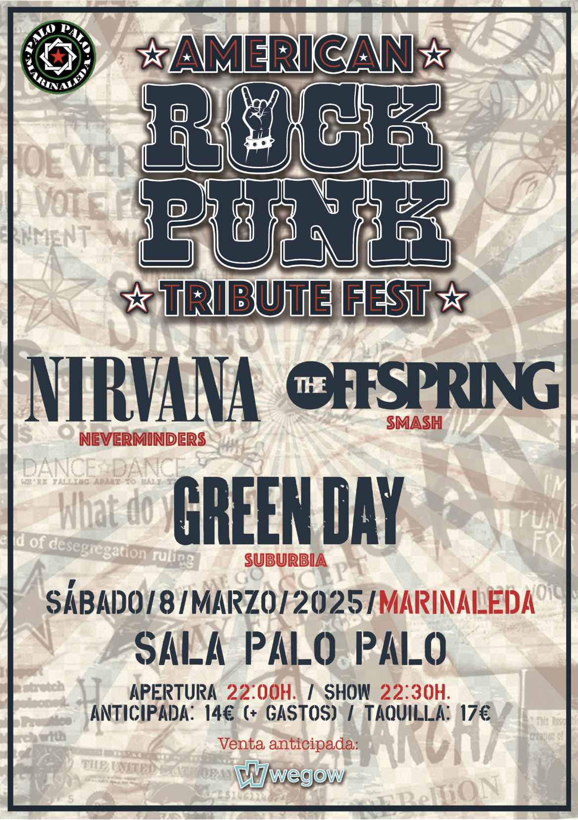 Fotografía promocional de Festival de Tributos AMERICAN ROCK PUNK (Marinaleda)