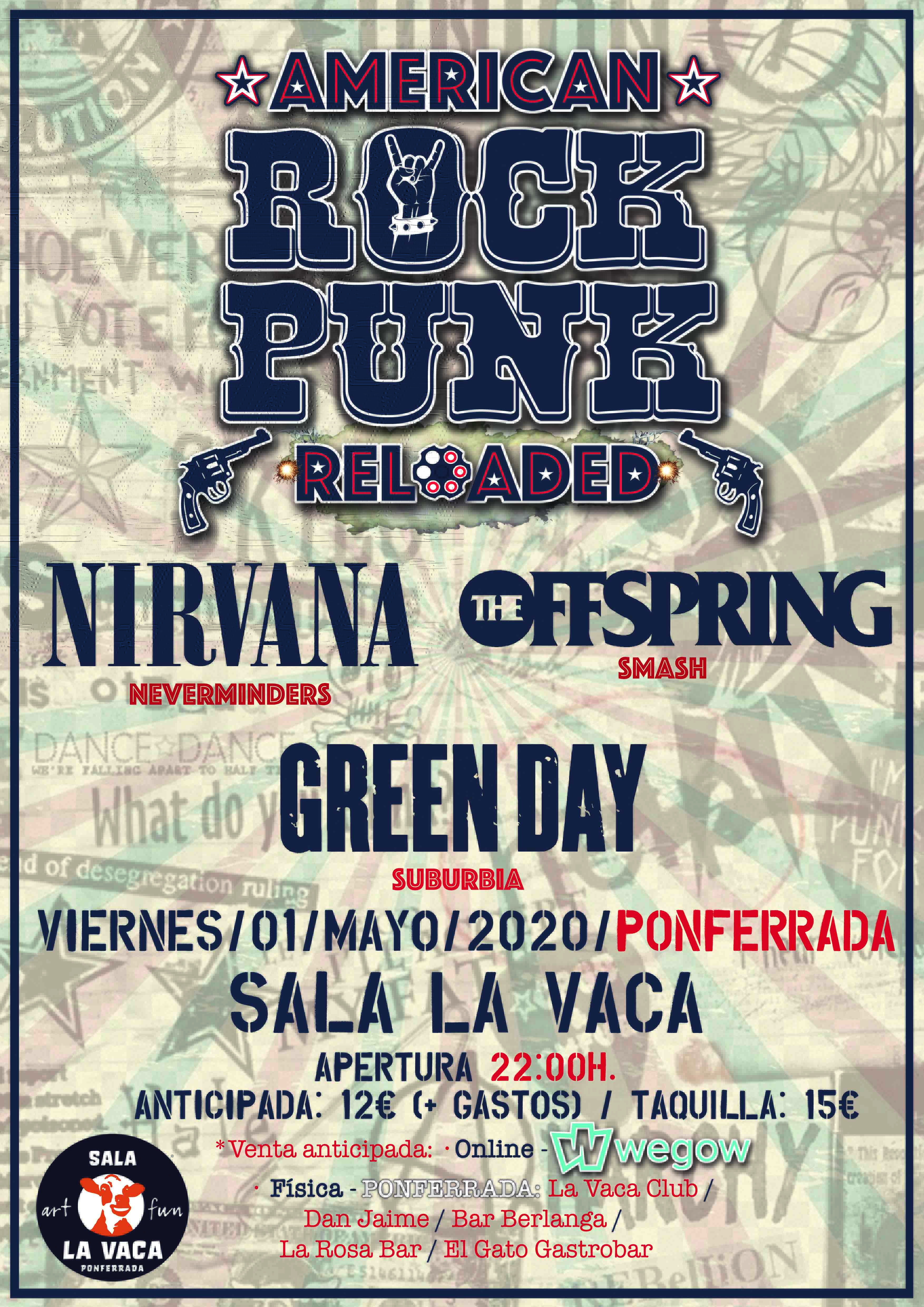 Promotional photograph of Festival de Tributos AMERICAN ROCK PUNK (Ponferrada).