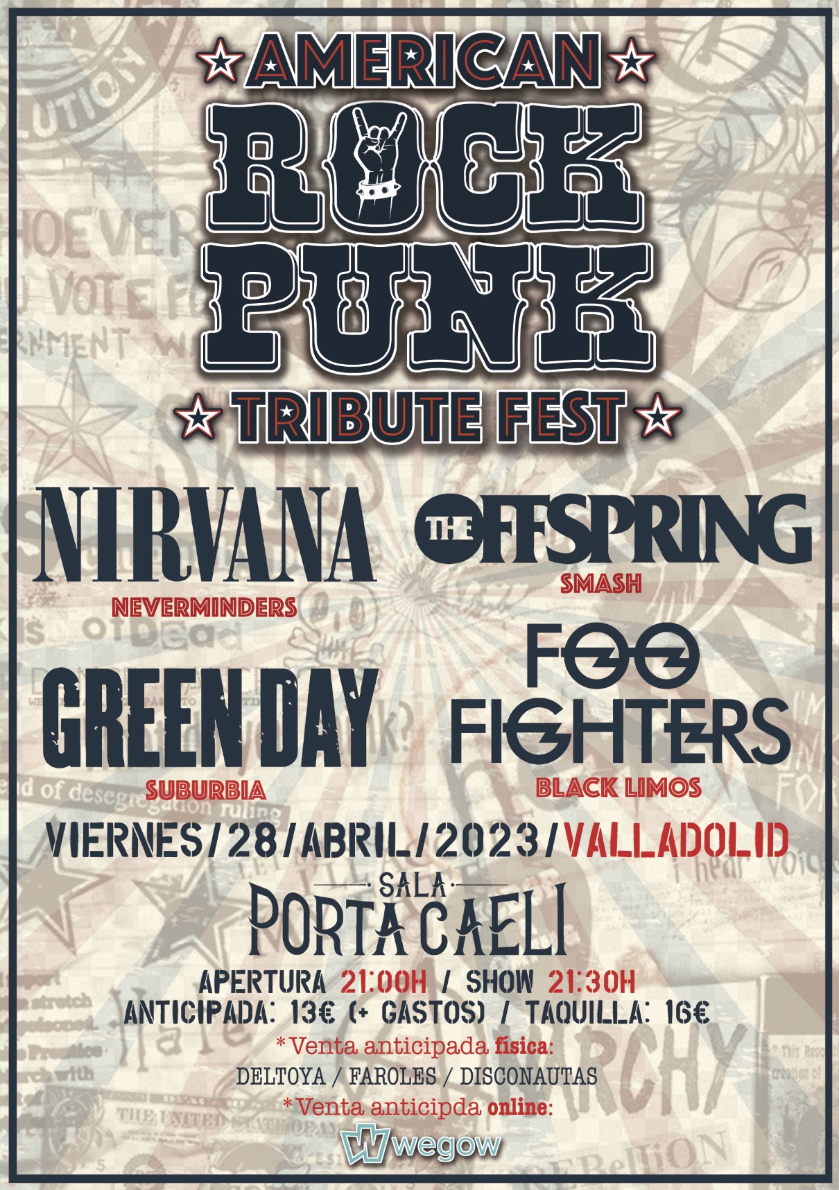 Promofoto von Festival de Tributos AMERICAN ROCK PUNK (Valladolid).