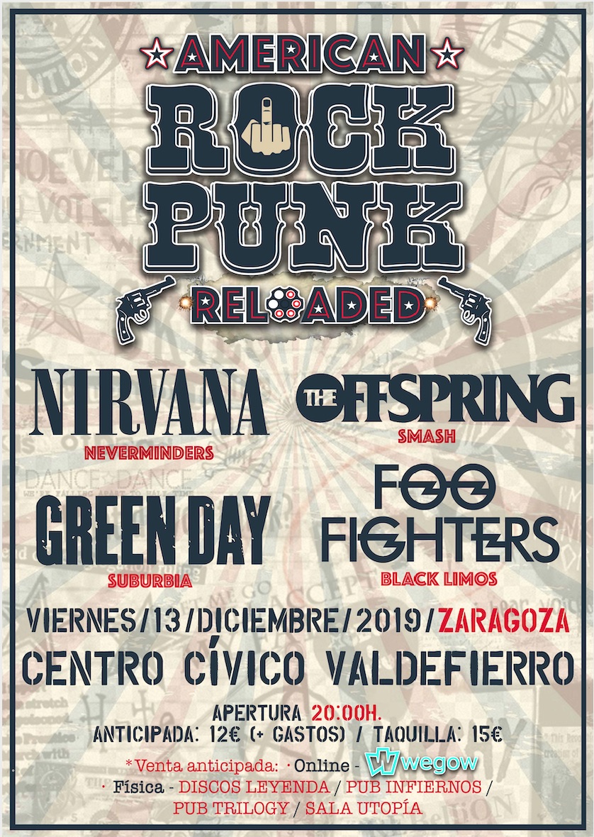 Fotografía promocional de Festival de Tributos AMERICAN ROCK PUNK (Zaragoza)