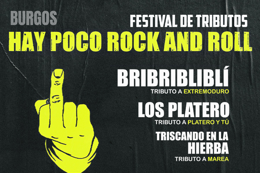 Fotografía promocional de Festival de Tributos 'Hay poco Rock And Roll' en Burgos
