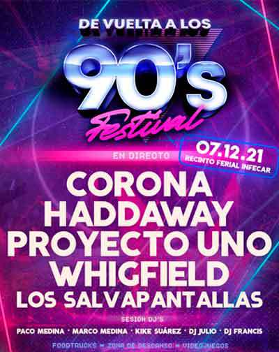Promotional photograph of Festival De Vuelta a Los 90's.