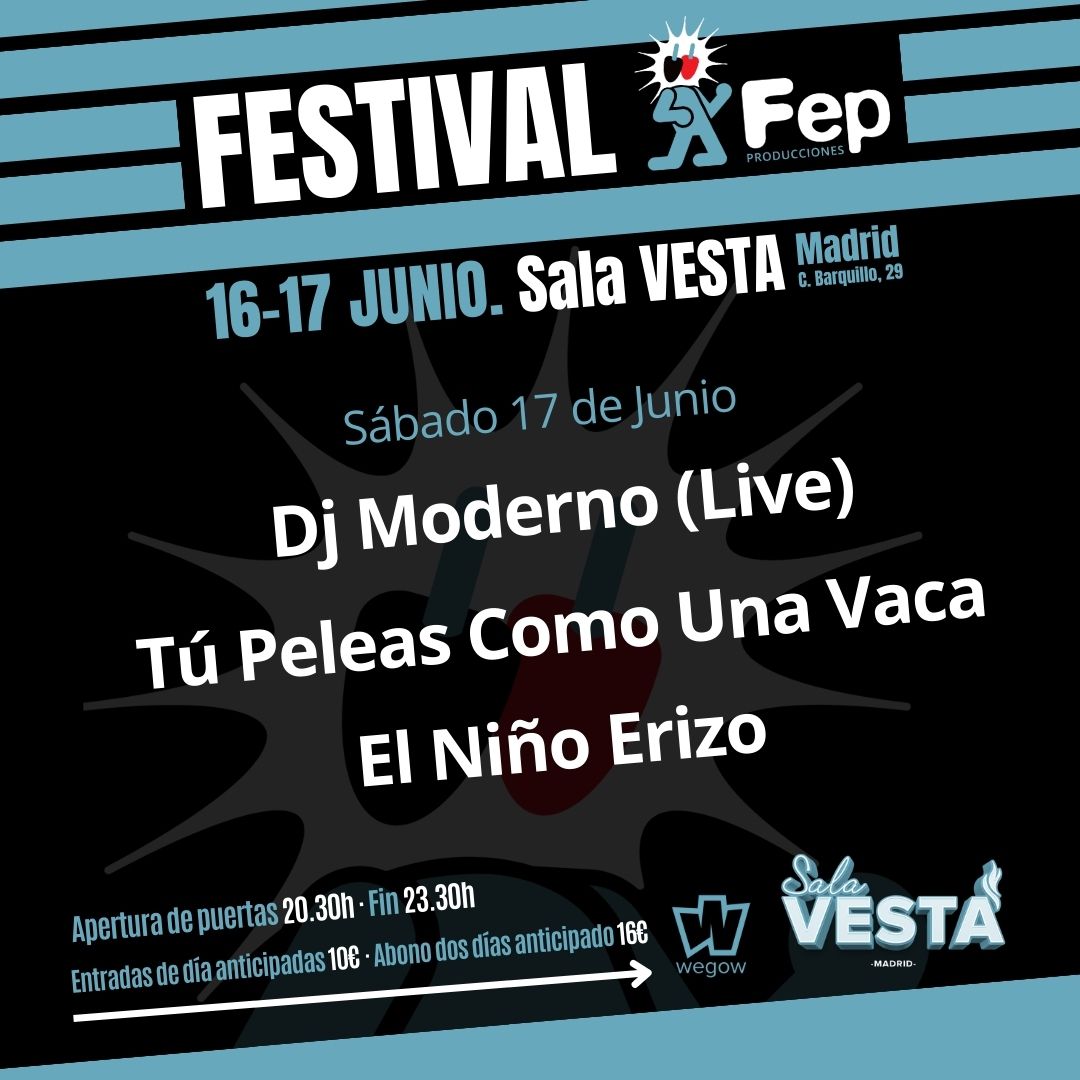 Fotografía promocional de FESTIVAL FEP PRODUCCIONES - SÁBADO 17 DE JUNIO