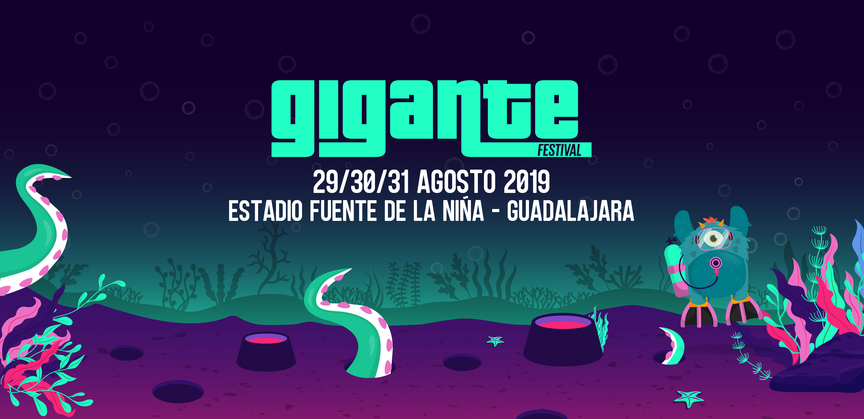 Fotografía promocional de Festival Gigante 2019, Guadalajara