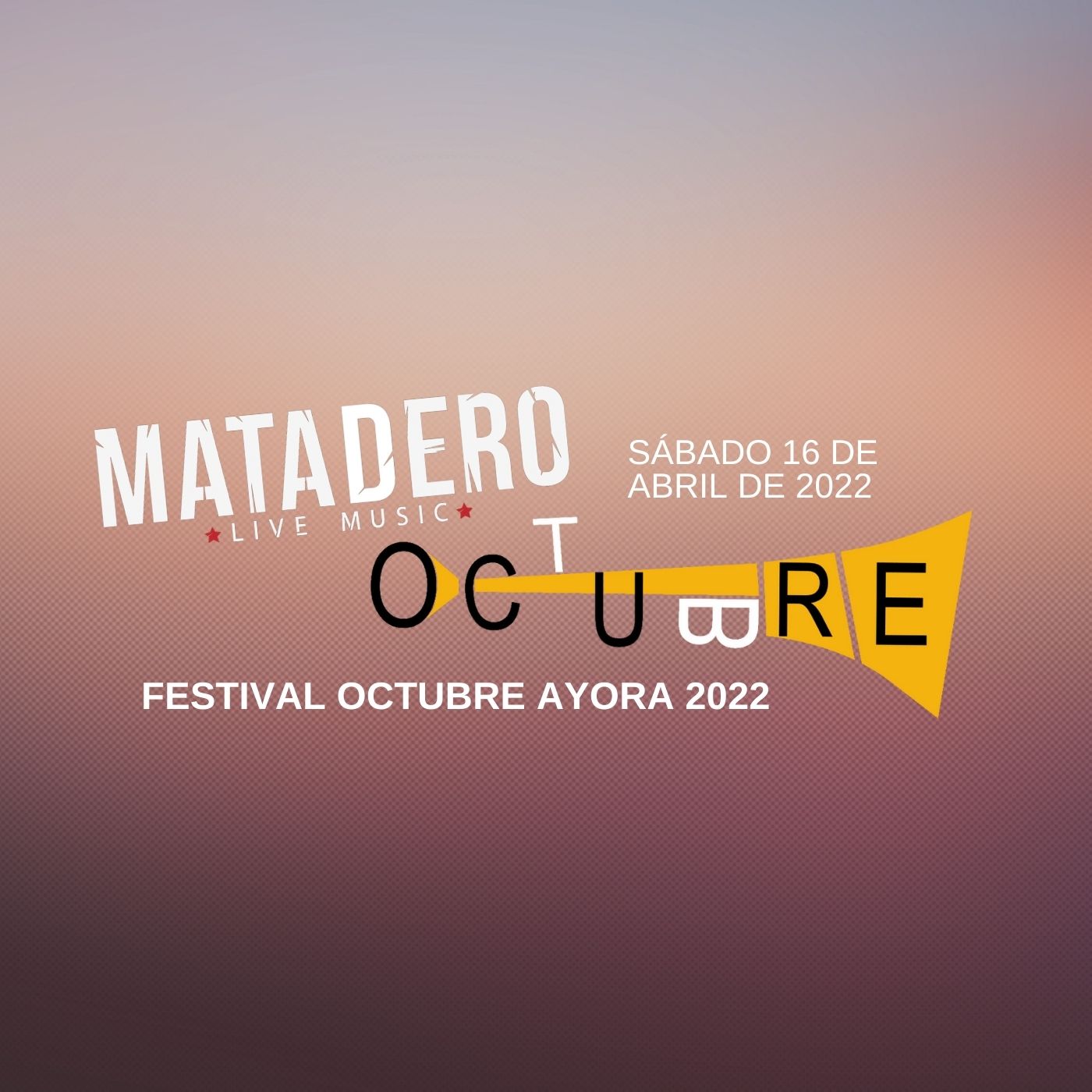 Promofoto von Festival Octubre Ayora 2022.