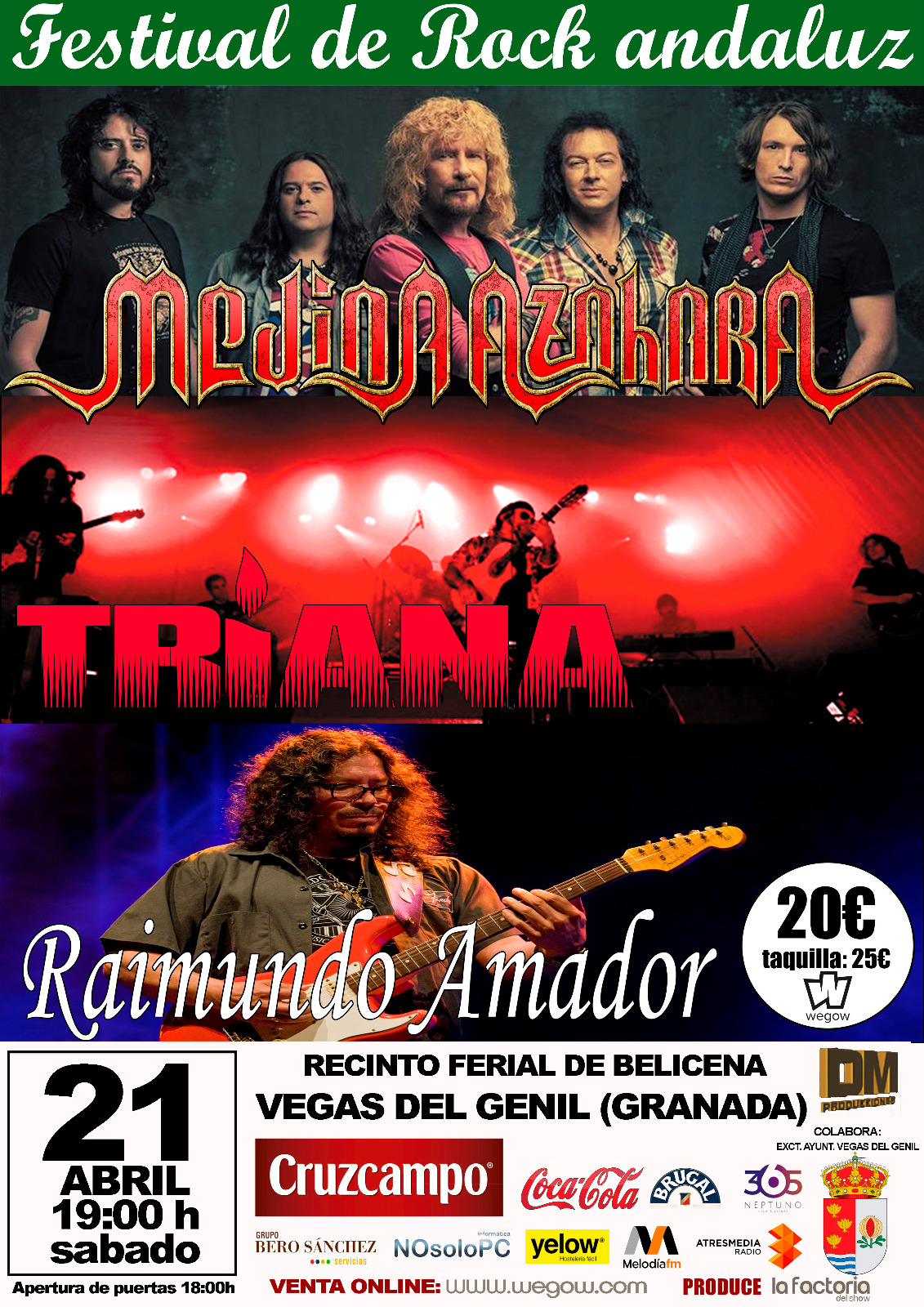 Fotografía promocional de Festival Rock Andaluz en Granada
