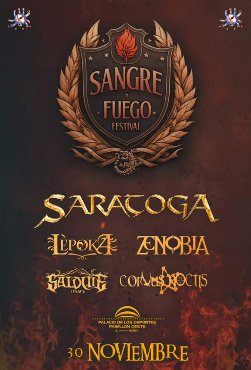 Fotografía promocional de Festival Sangre y Fuego 2024