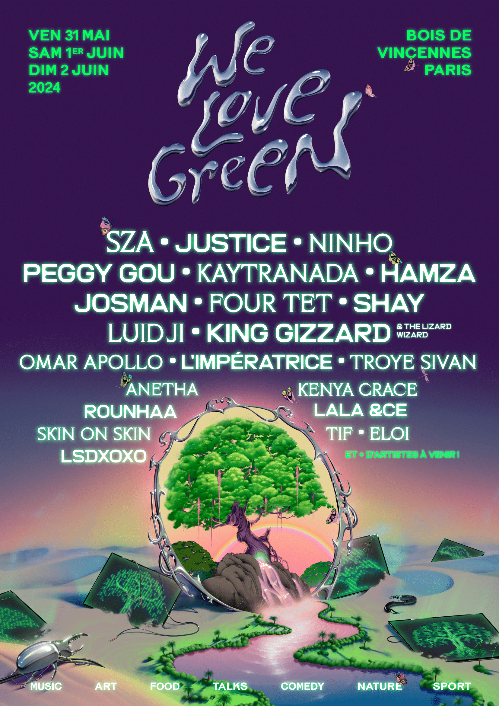 Fotografía promocional de We Love Green Festival 2024