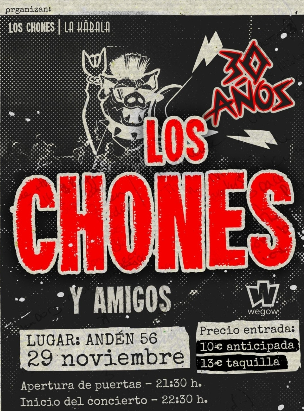 Fotografía promocional de FIESTA CHARANGA LOS CHONES XXX ANIVERSARIO